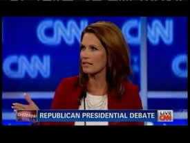 Michele Bachmann at the CNN Debate
