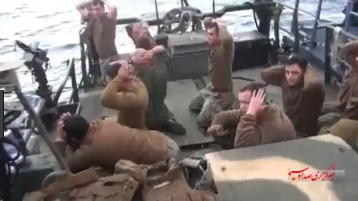Sailors on Knees in Obama's Navy
