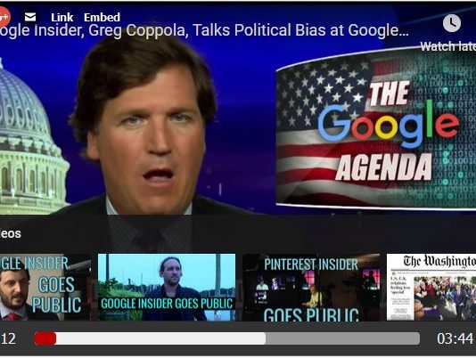 Greg Coppola discusses Google's political bias with Tucker Carlson