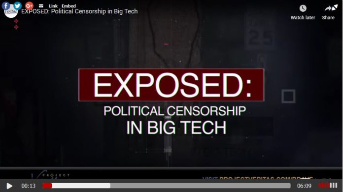 Project Veritas Exposes Big Tech Censorship