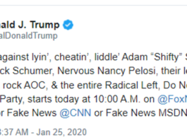 Trump Tweet on Adam Shifty Schiff & Company
