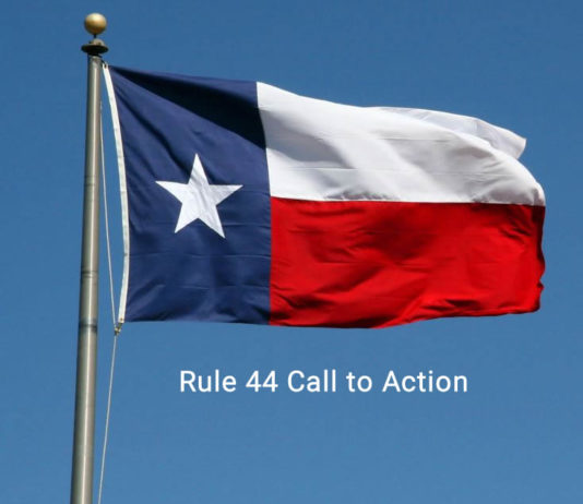 Texas GOP Rule 44 Call to Action